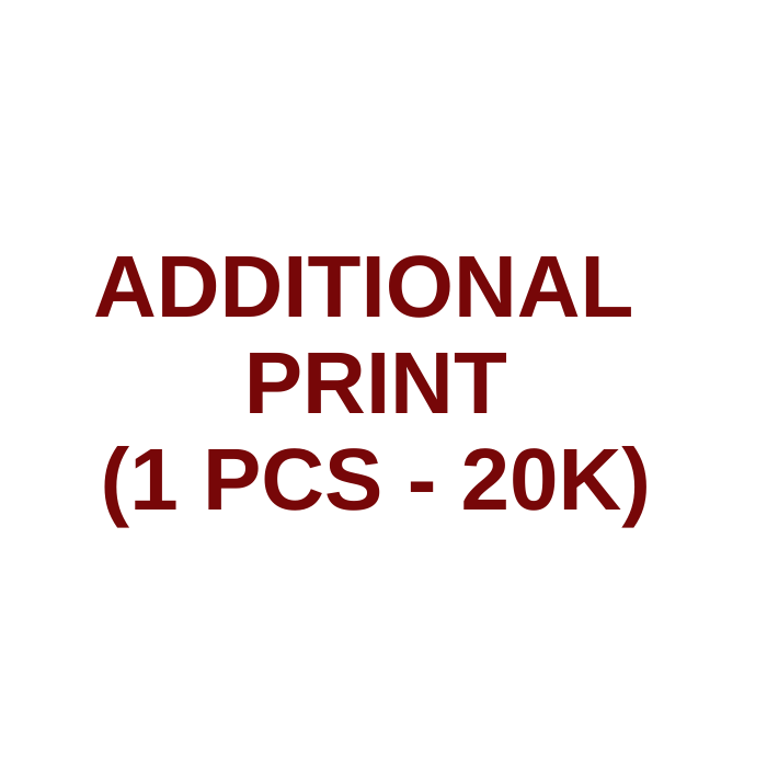 ADDITIONAL PRINT (1 PCS)